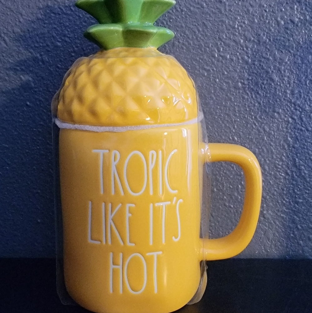 Rae Dunn Mug with Topper